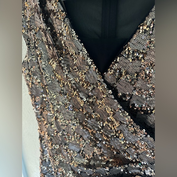 ASOS Gold Sequin Dress - Picture 5 of 11